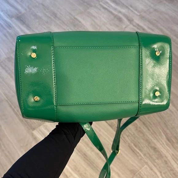 *Vintage & Like New* Tory Burch Barrel Satchel💚 - Picture 8 of 16